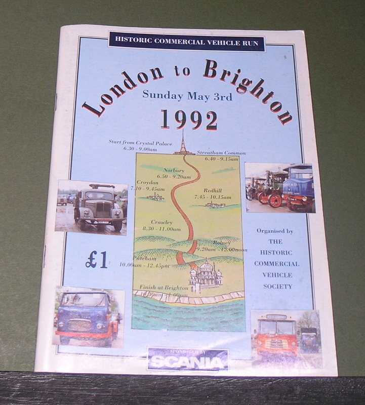 Historic Commercial Vehical - London to Brighton 1992