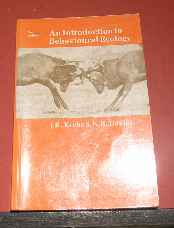 An Introduction to Behavioural Ecology