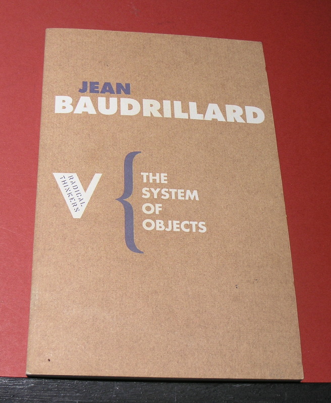 The System of Objects